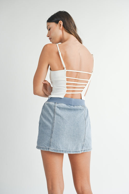 Loml Strappy Back Cropped Cami