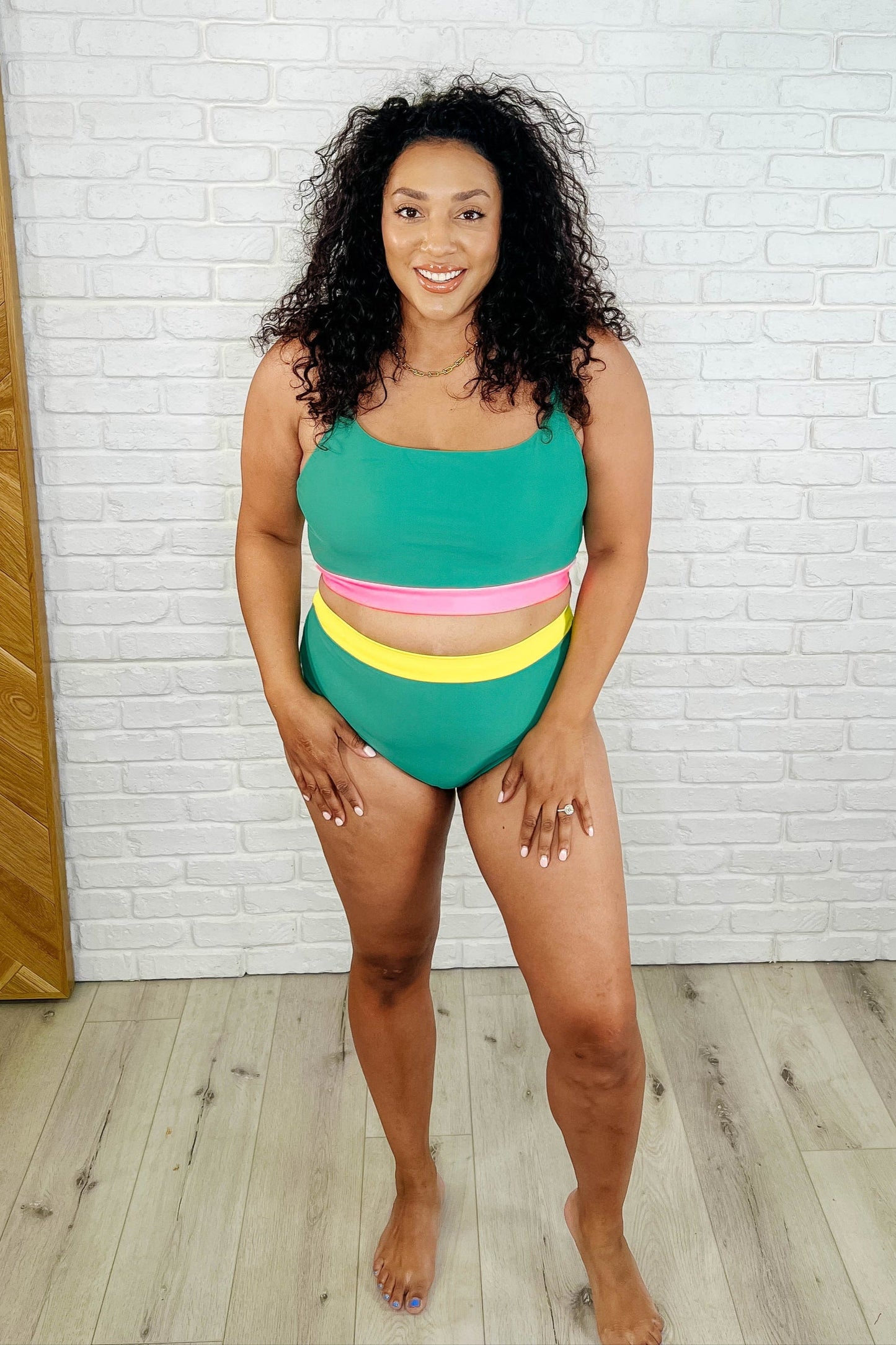 Fiji Color Block Swim