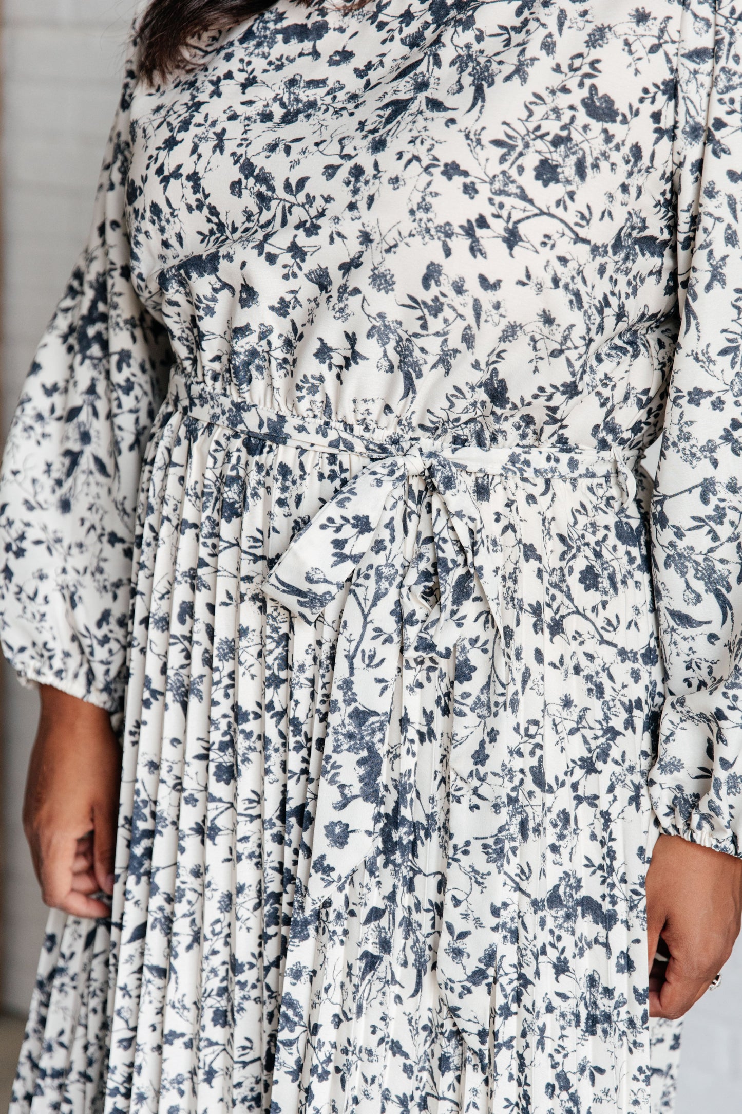 Tea Time Pleated Maxi Dress
