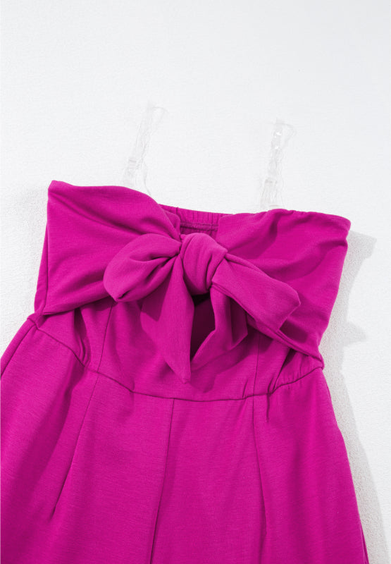 Austin Tied Tube Wide Leg Jumpsuit