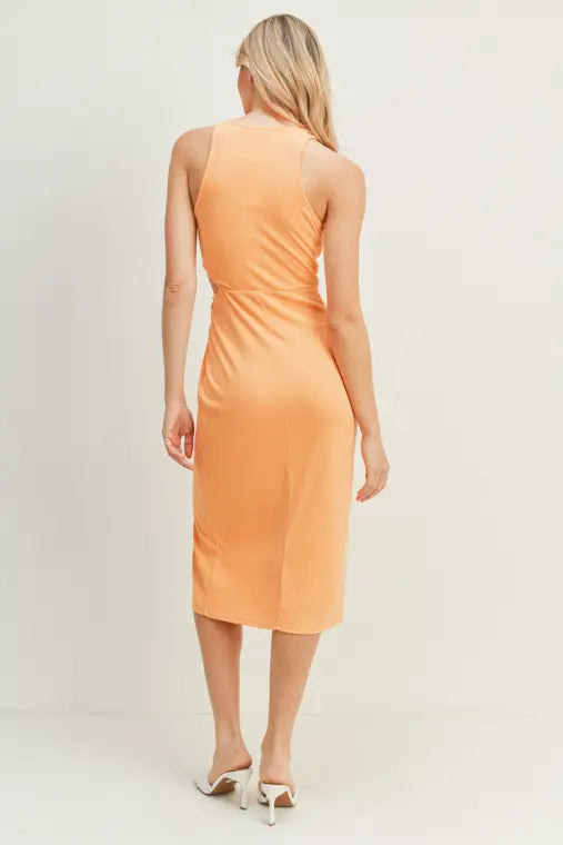 Be ready to stop traffic (and hearts) at that special San Luis Obispo winery wedding with this chic maxi dress! Its adjustable shoulder straps and back tie make it a cinch to get the perfect style, and its French Terry fabric and ruffle smoking swiss dot top will have you looking like you stepped straight out of a magazine.