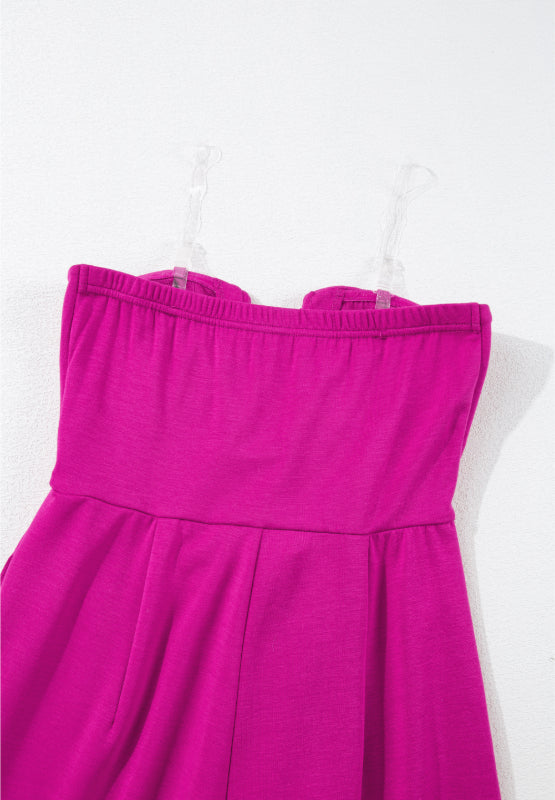 Austin Tied Tube Wide Leg Jumpsuit