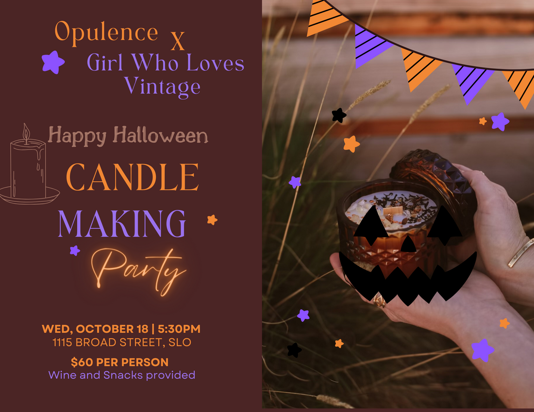 Unveil the Magic: Opulence x Girl Who Loves Vintage Candle Halloween Bash