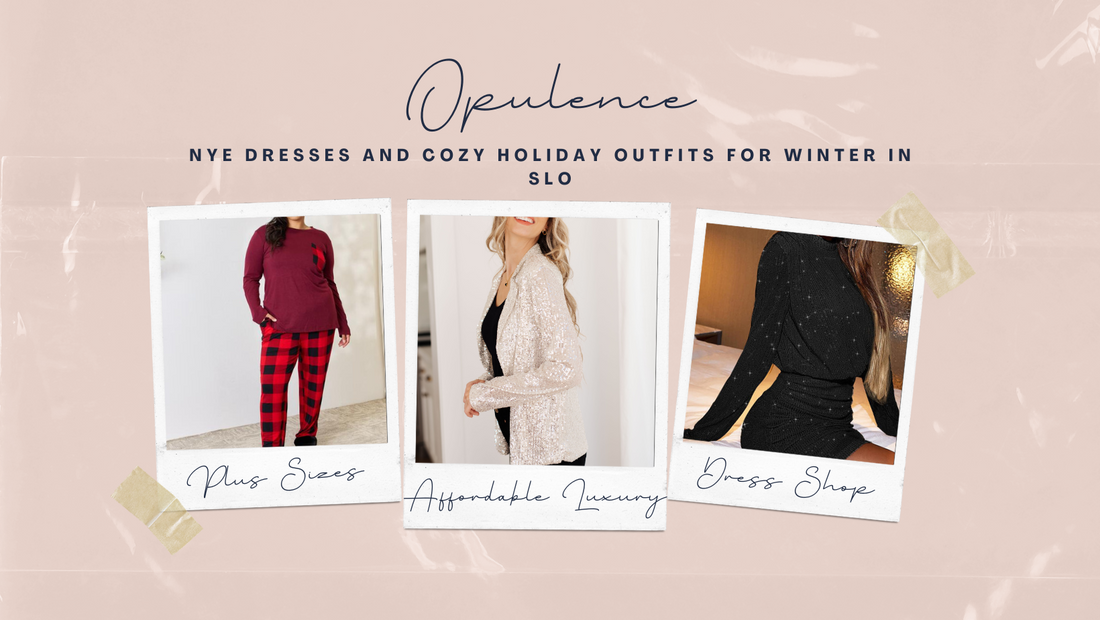 NYE Dresses and Cozy Holiday Outfits for Winter in SLO