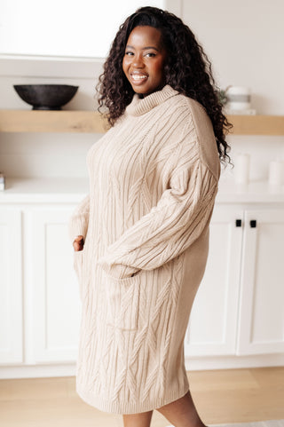 Bundled Beauty Turtleneck Dress