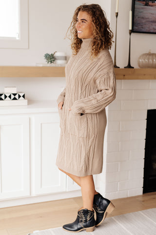Bundled Beauty Turtleneck Dress