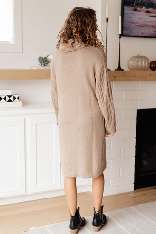 Bundled Beauty Turtleneck Dress