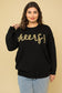 Cheers Plus Size Pullover Sweater