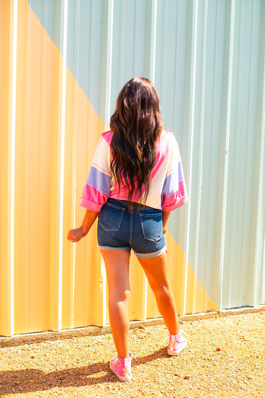 Judy Blue Tummy Control Cuffed Shorts (Small - 3XL) - West Avenue