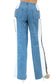 WOMEN FASHION CASUAL STYLE DENIM PANTS