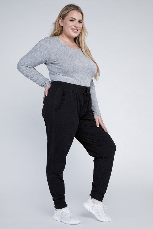 She's All That Plus-Size Jogger Pants