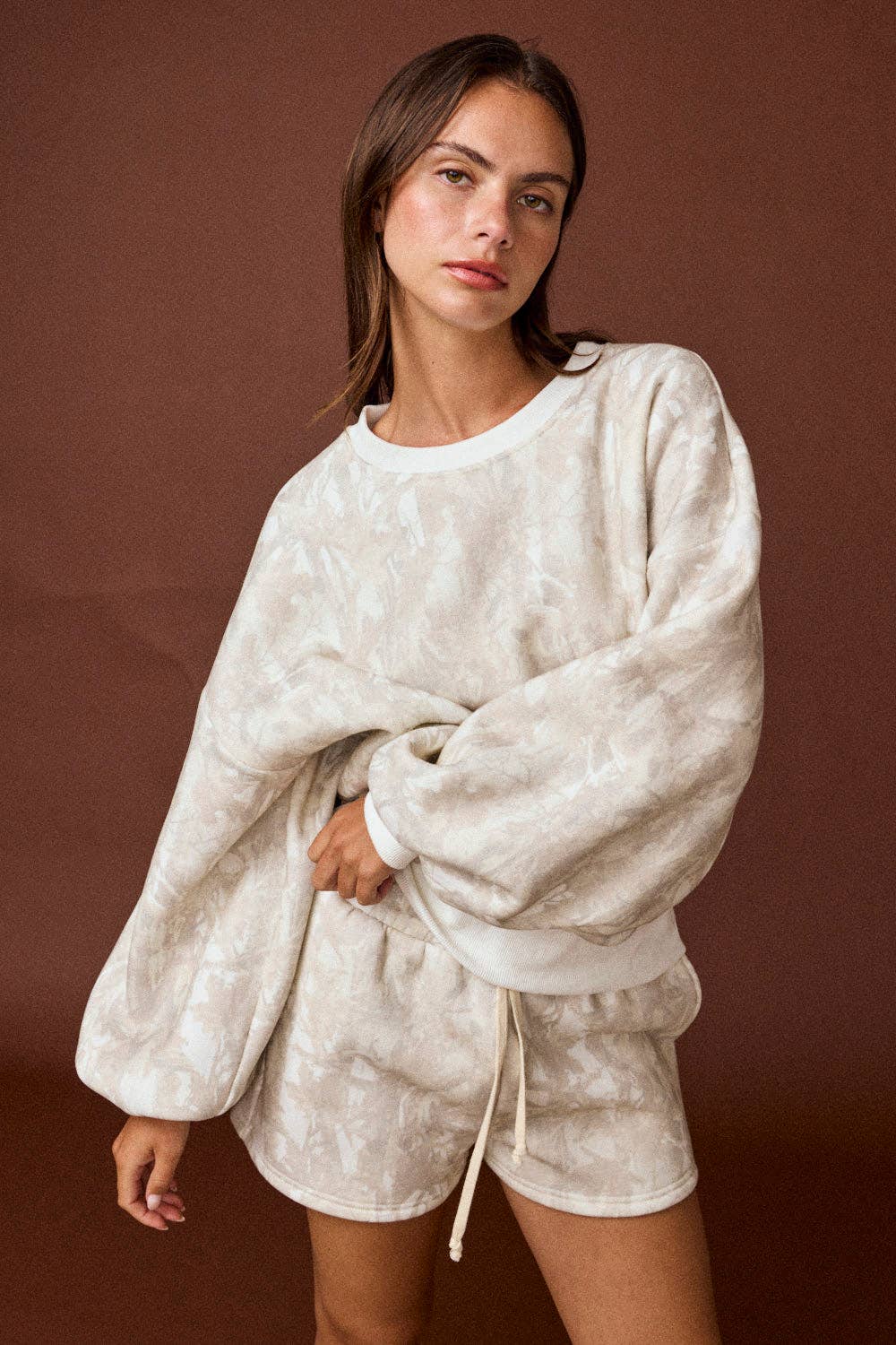 Woodland Camo Crewneck Set