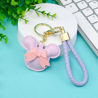 Purple Mickey styled wristlet