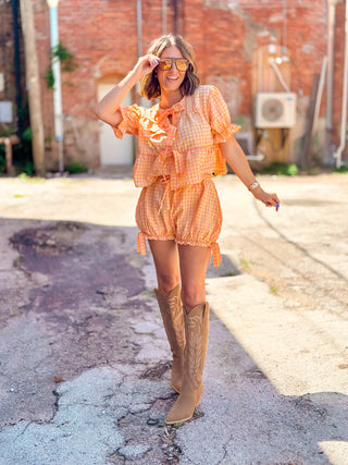 Walk On By Gingham Set