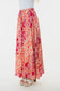 Summer's Here Full Size High Waisted Floral Woven Skirt