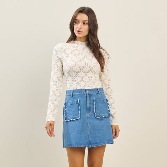 Cancelled! Floral lace bodysuit Top