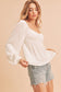 Silvana Top in white