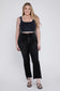 Alyssa Plus Size High Rise Crop Flare Jeans