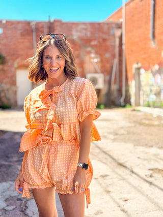 Walk On By Gingham Set