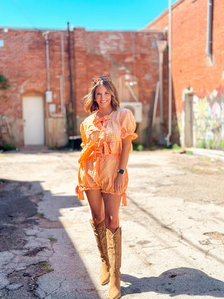 Walk On By Gingham Set