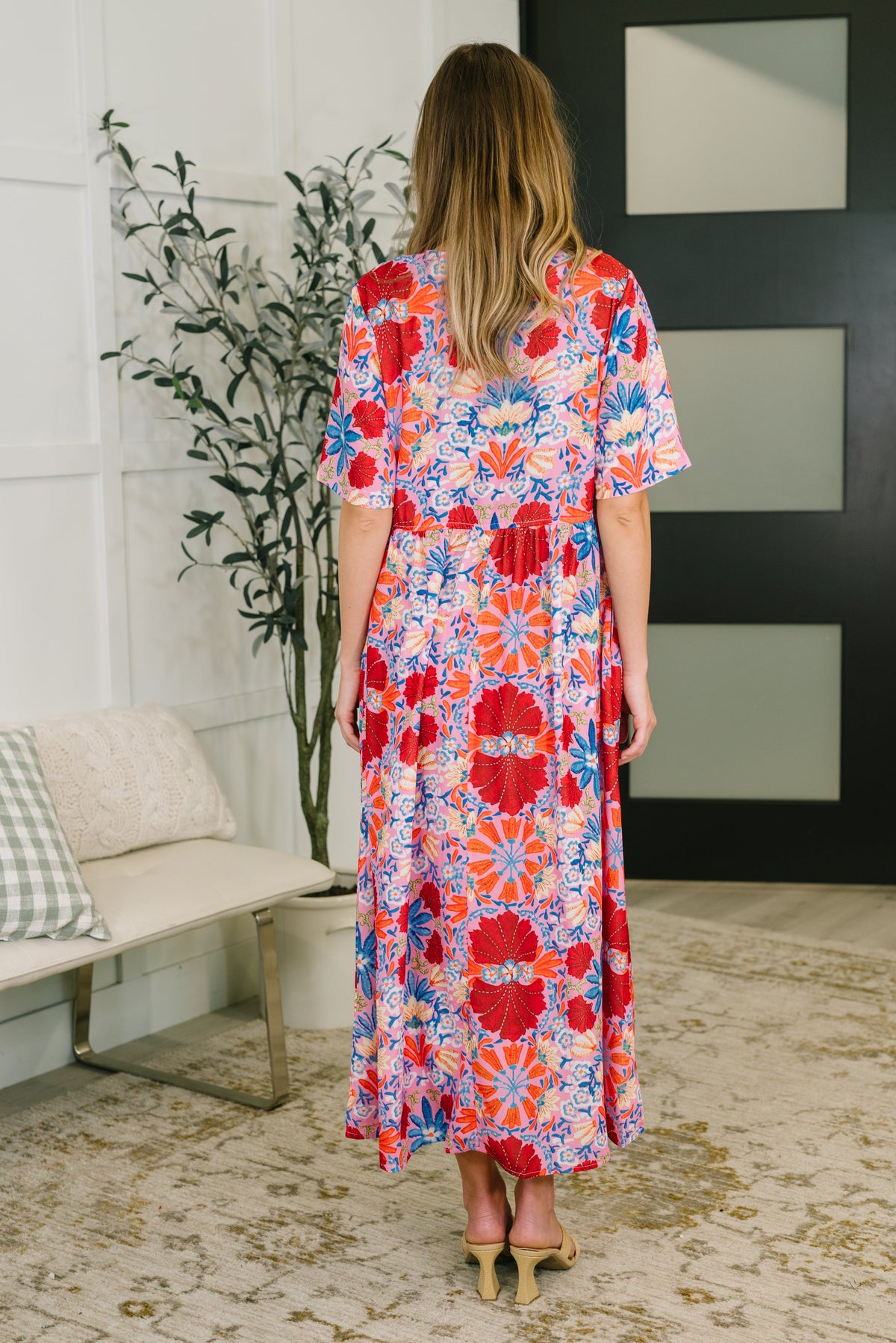 Art of Loving Bow Detail Floral Dress