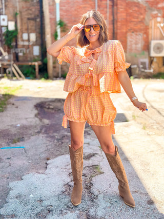 Walk On By Gingham Set