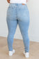 Eloise Mid Rise Tummy Control Distressed Skinny Jeans