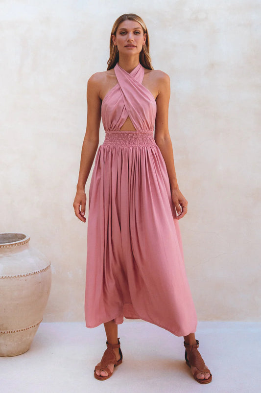 Glowing Hera Convertible Midi Dress