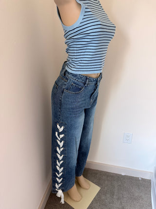 Sloane Nautical Striped Knit Tank
