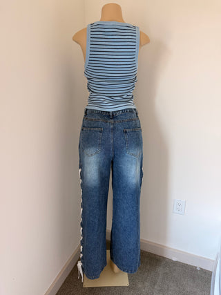 Sloane Nautical Striped Knit Tank