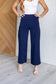 Magic Wide Leg Crop Pants in Navy