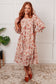 Next to You Balloon Sleeve Floral Dress