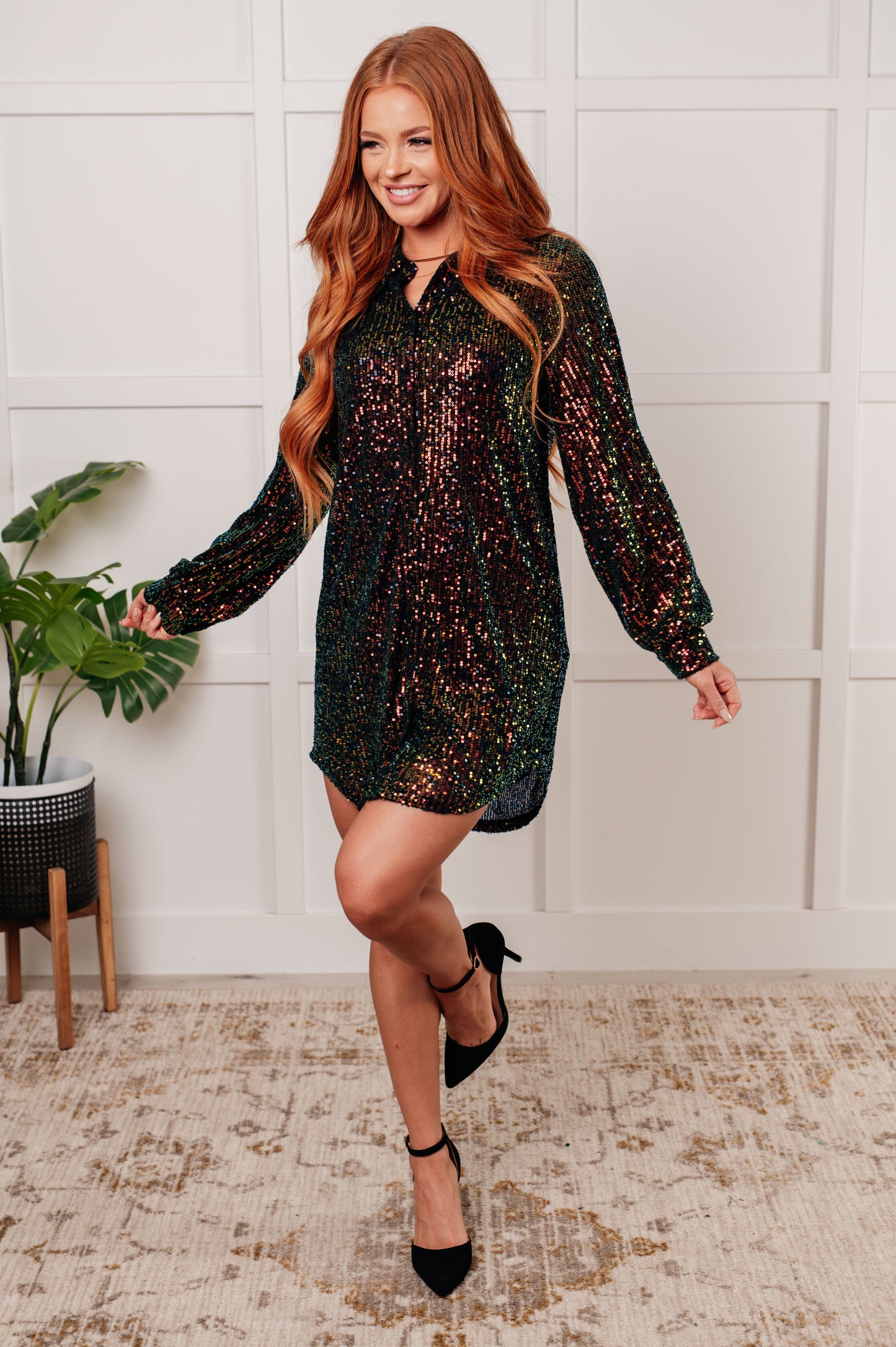 Shimmering Splendor Sequin Dress