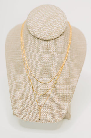 The Signature Layered Necklace in Gold