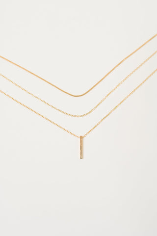 The Signature Layered Necklace in Gold