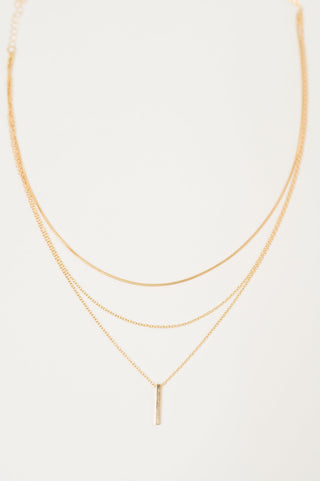 The Signature Layered Necklace in Gold