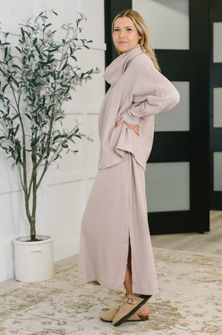 The Wander Lust Dress in Oatmeal