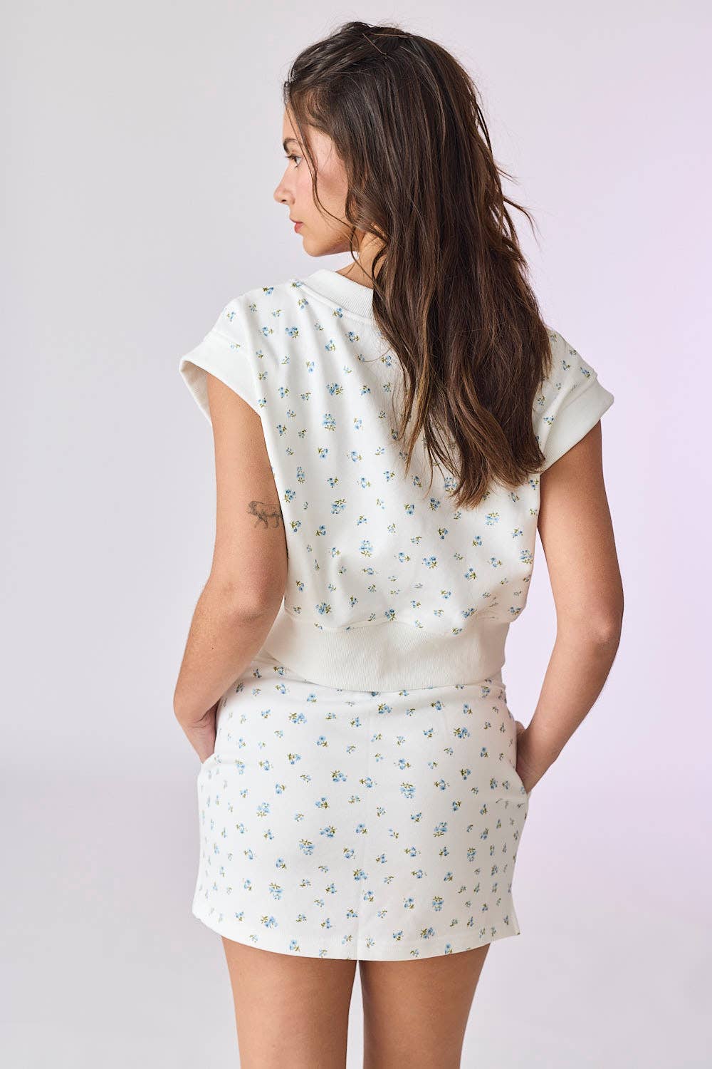 Claire Floral Print Knit Set