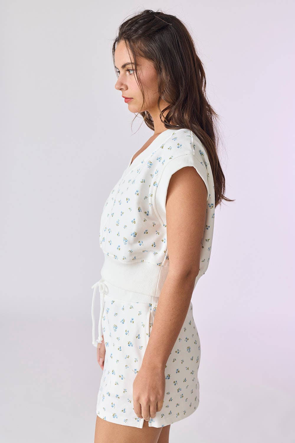 Claire Floral Print Knit Set