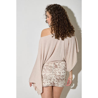 Suede Stud Mini Skirt