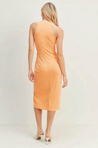 Be ready to stop traffic (and hearts) at that special San Luis Obispo winery wedding with this chic maxi dress! Its adjustable shoulder straps and back tie make it a cinch to get the perfect style, and its French Terry fabric and ruffle smoking swiss dot top will have you looking like you stepped straight out of a magazine.
