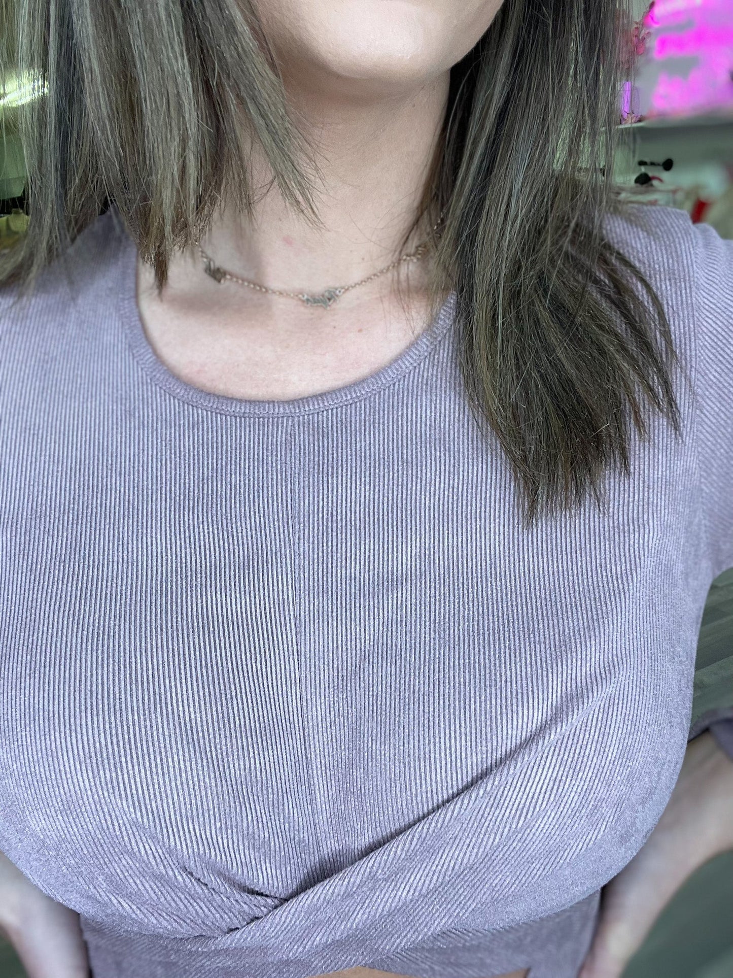 Lie To Me Mauve Bodysuit - West Avenue