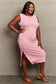 For The Night Plus Size Fitted Sleeveless Midi Dress
