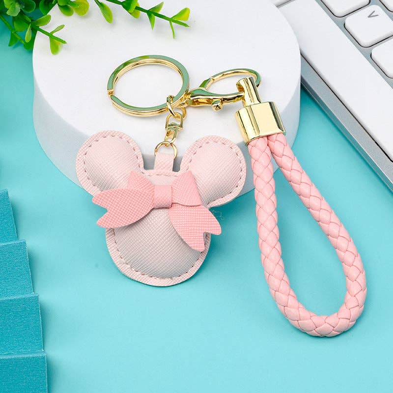 Pink Mickey styled wristlet