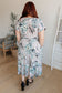 Into the Night Dolman Sleeve Floral Maxi Dress