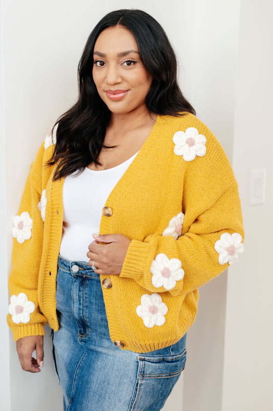 You're Enough For Me Floral Cardigan