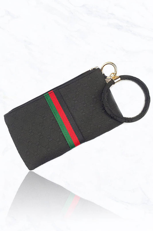 Oucci ID Card Holder Key Chain