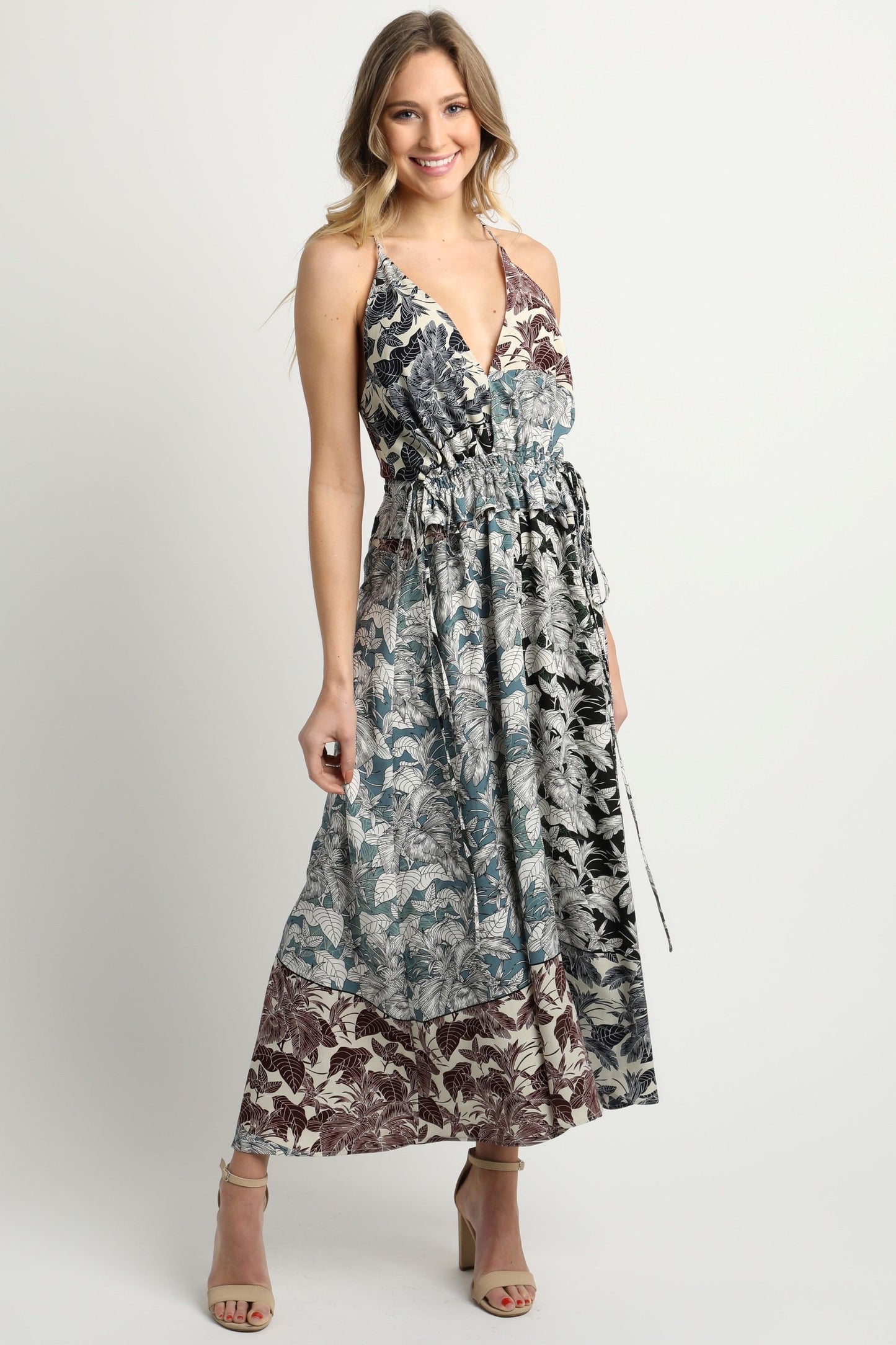 Bobby Brown Multiprinted Dress